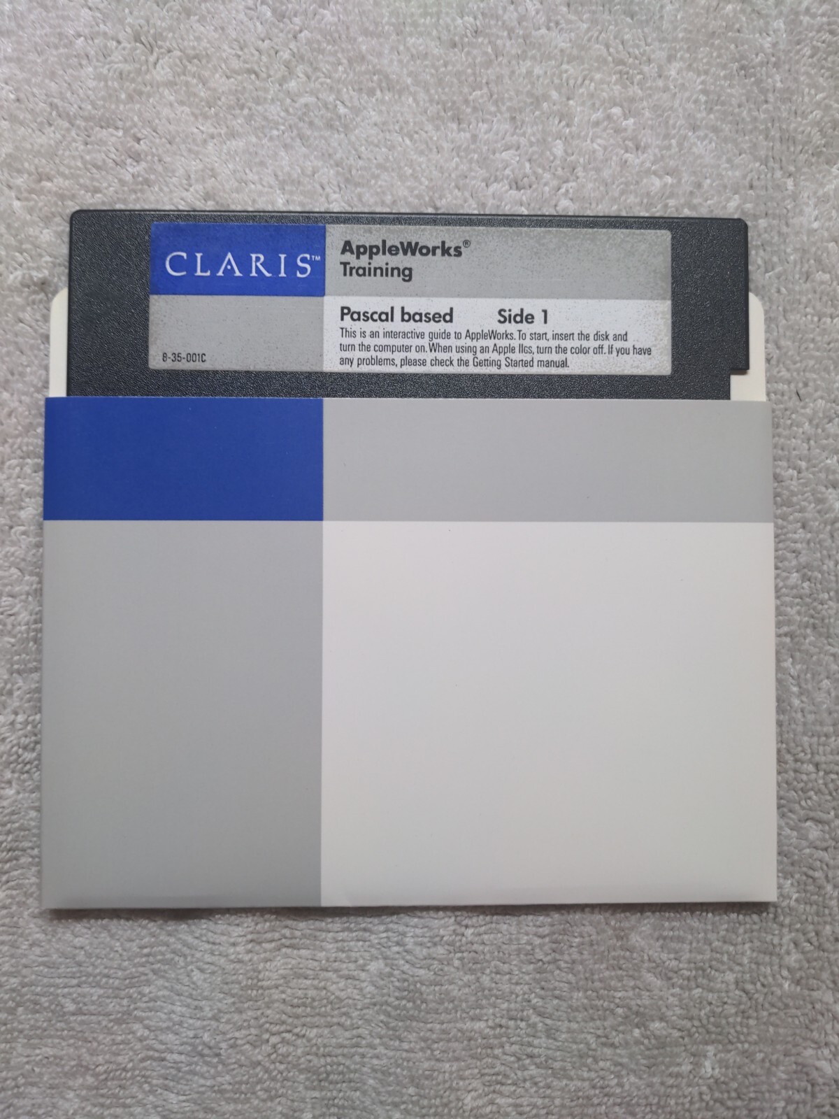 AppleWorks Training Pascal Based Apple II 5.25" Floppy
