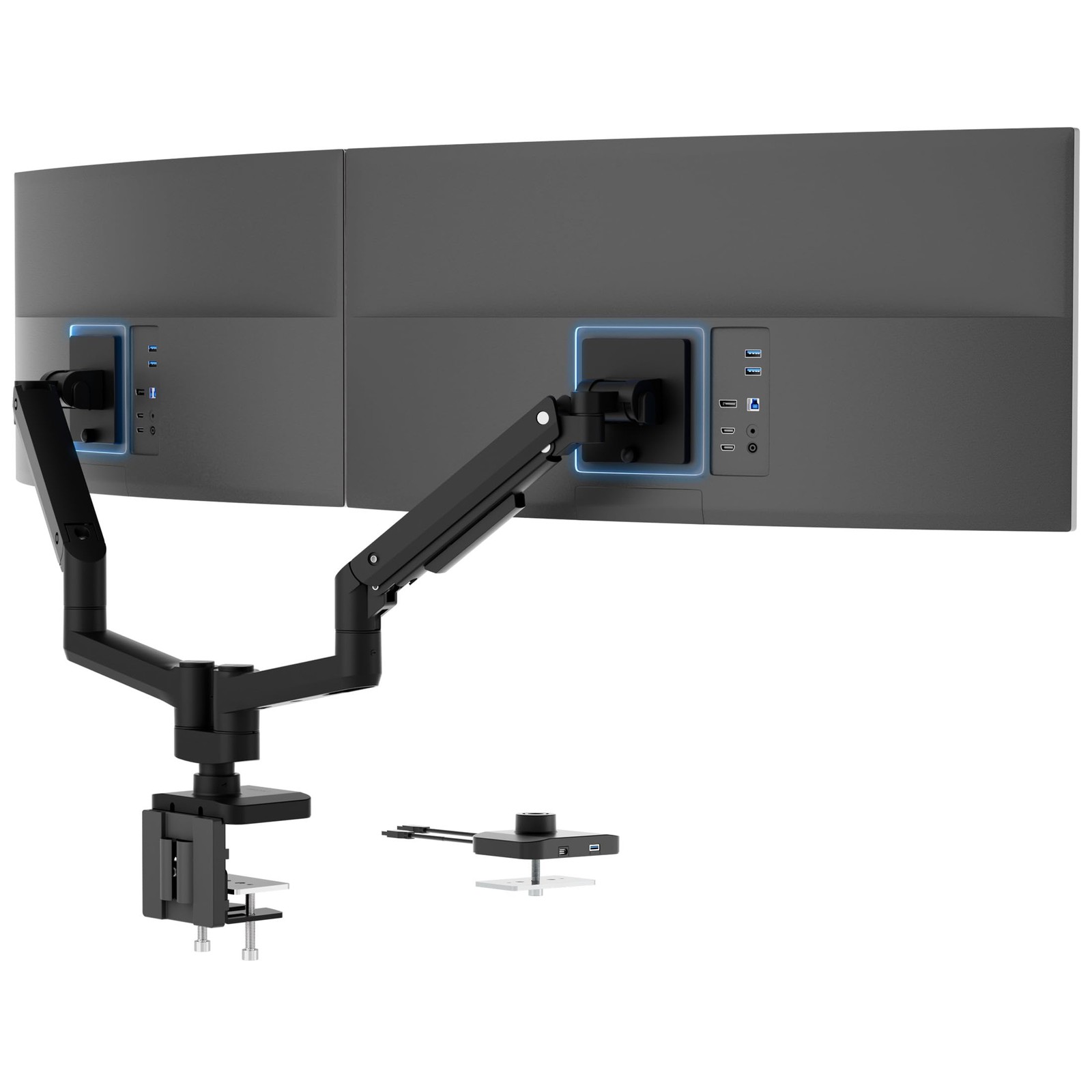 Mount-It Proflex Series Heavy-Duty Dual Monitor Arm for 17–35” Screens