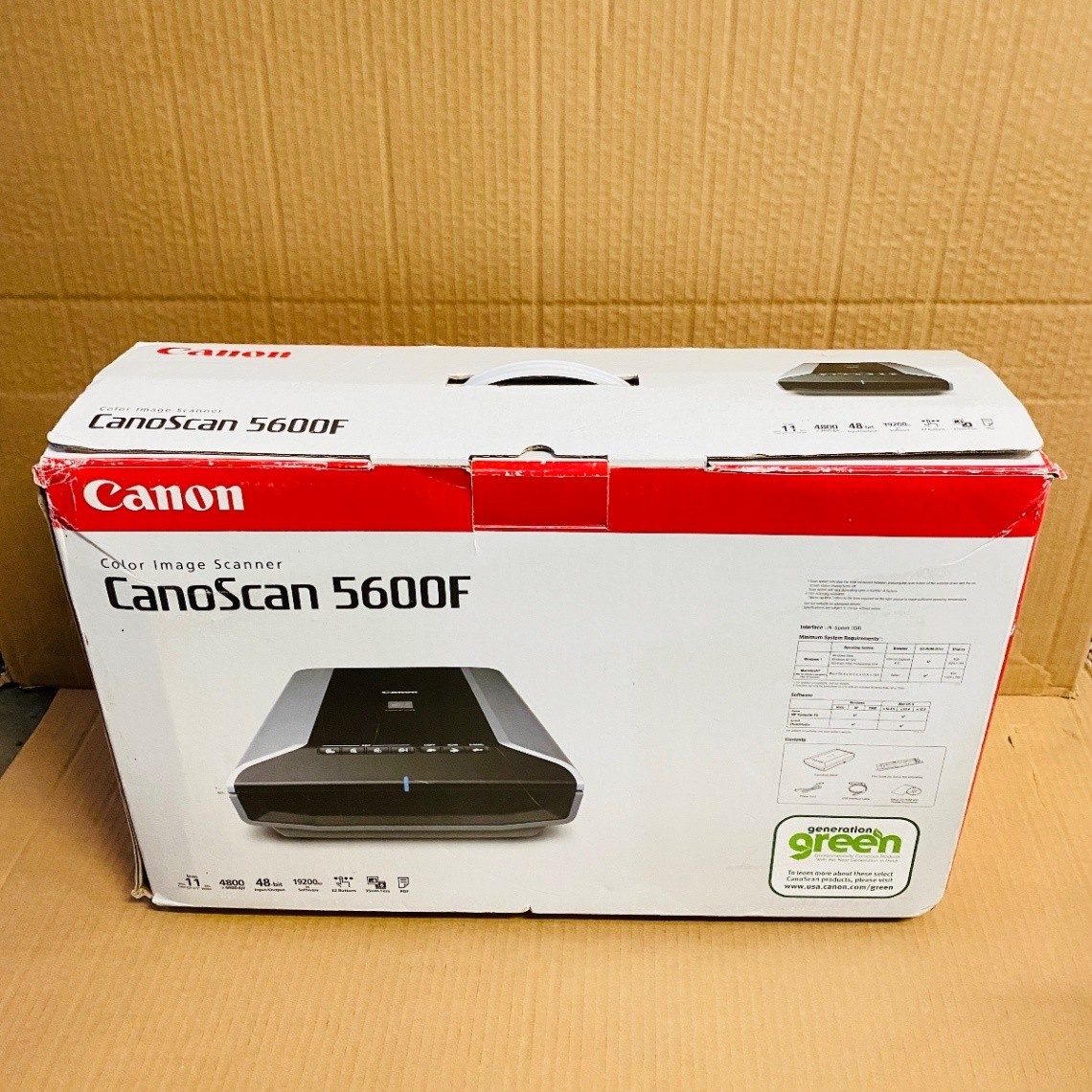 Canon CanoScan 5600F Color Image Flatbed Scanner 4800x9600 DPI 48-Bit 35mm Film