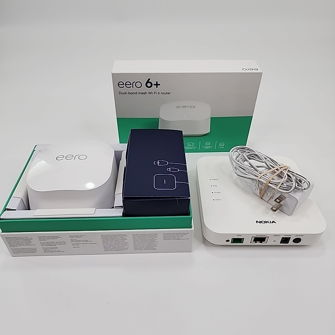 Eero 6+Plus Dual Band Mesh WiFi Router RO10001 - Nokia-XS-10X-Q Network Terminal