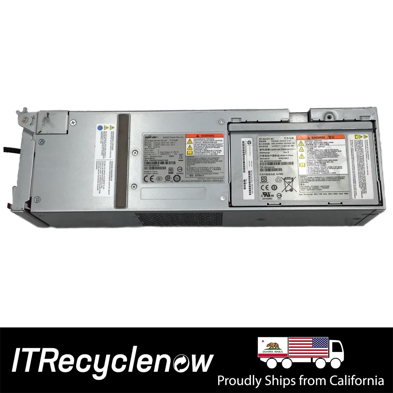 HP Power One SP-PCM2-HE764-AC-HP 764W 80+ Gold PSU for HPE 3PAR StoreServ 7000