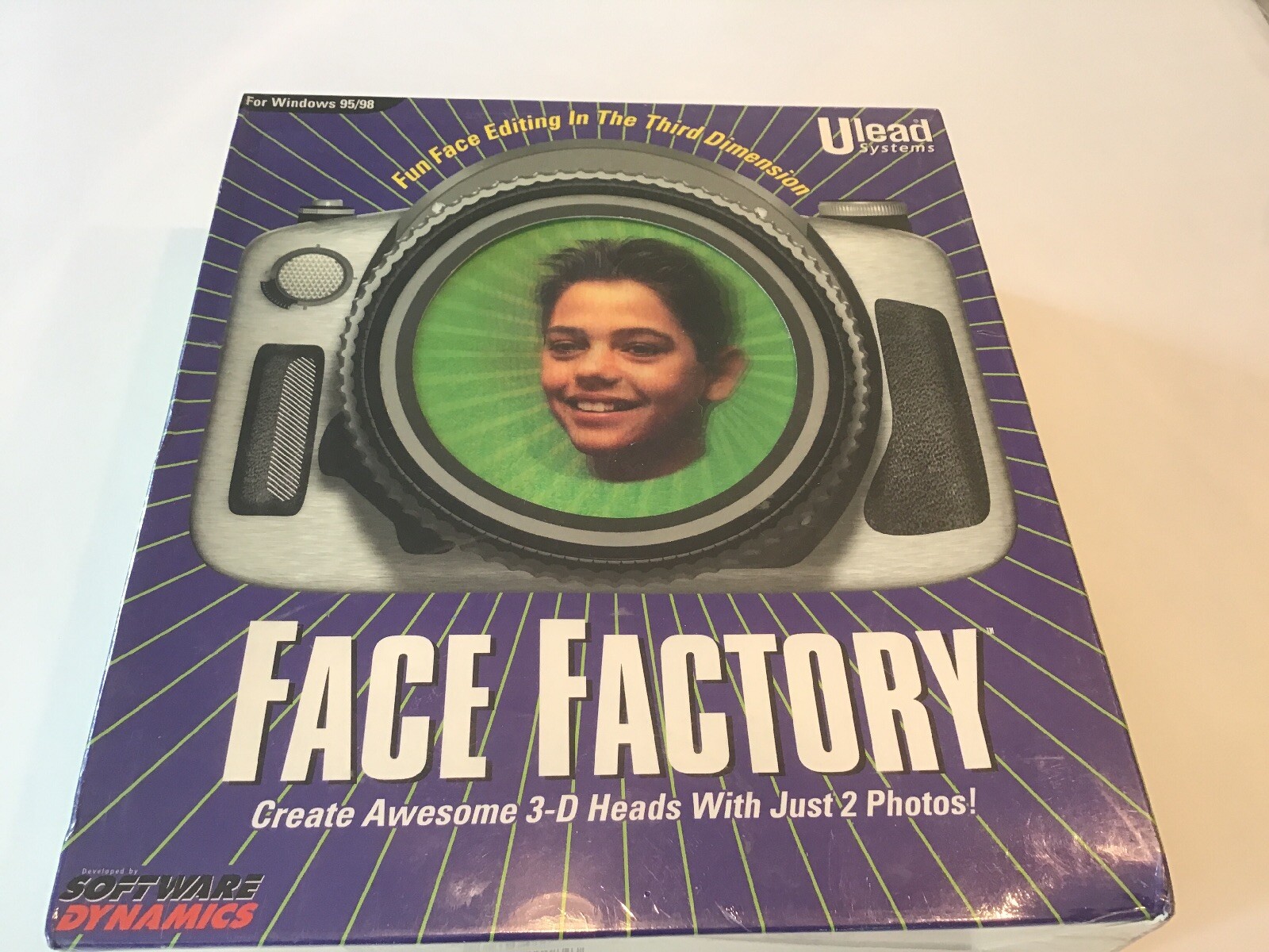 Ulead systems FACE FACTORY FOR WINDOWS 95/98 5/18/1999 FACTORY SEALED BOX