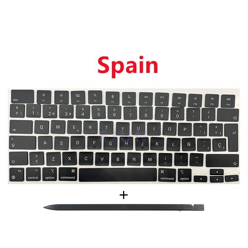 NEW Keycap Spain Layout For MacBook Air 13" M4 A3240 2025 Year Black