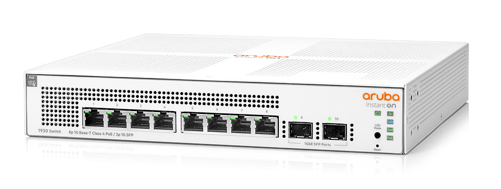 HPE Aruba IOn 1930 8G  PoE 2SFP 124W Switch
