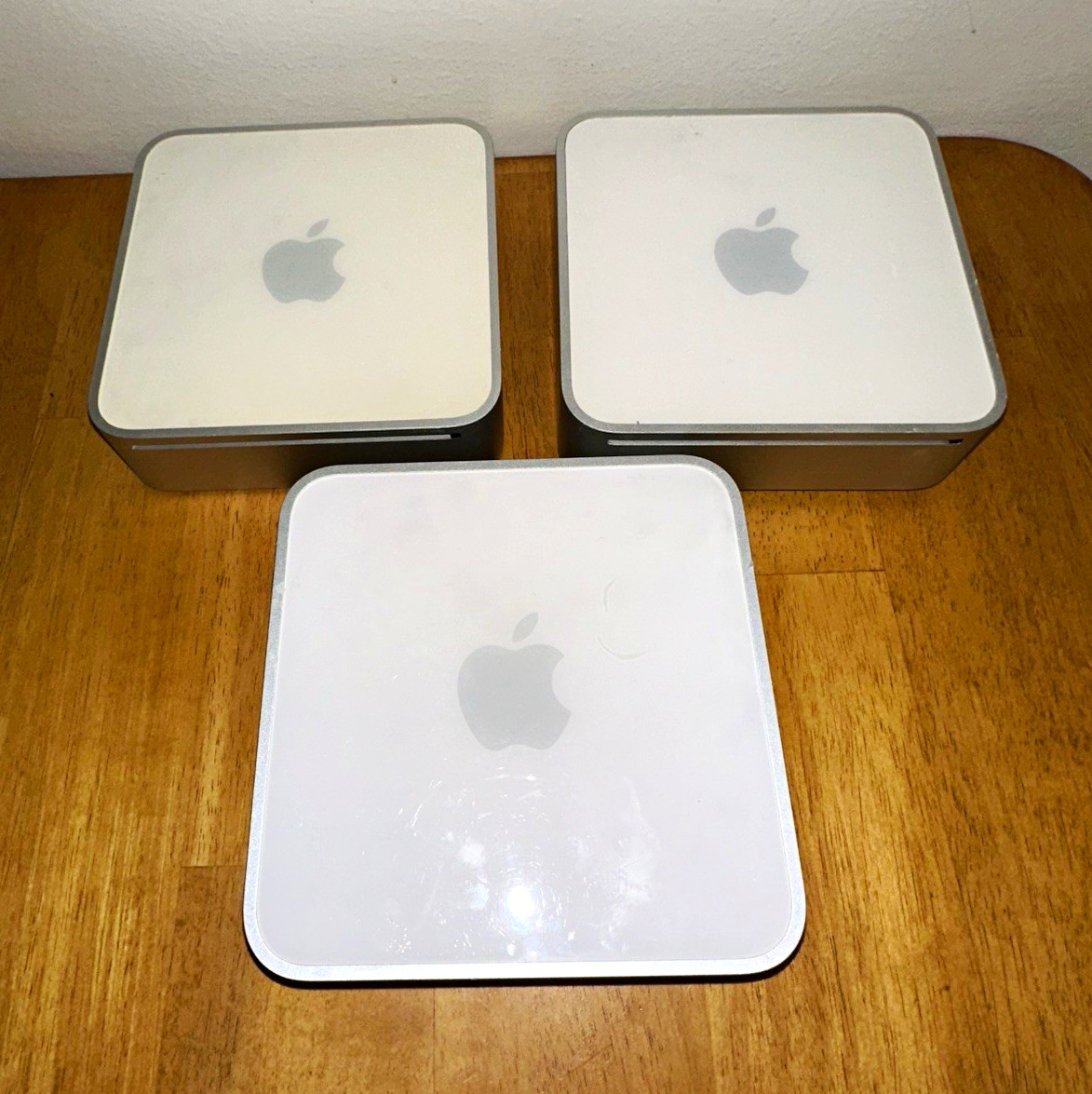 UNTESTED Apple Mac mini Lot of 3 A1176/A1283 Core 2 Duo 2GB 120GB NO POWER CORD