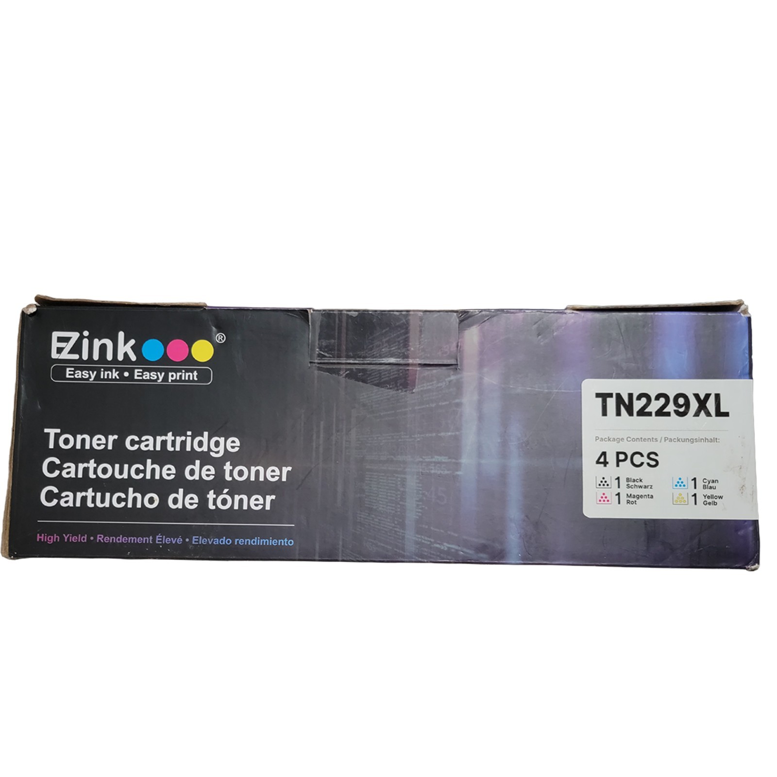 4PK TN229XL TN229 Toner Cartridge For Brother HL-L3280CDW MFC-L3780CDW L8395cdw 