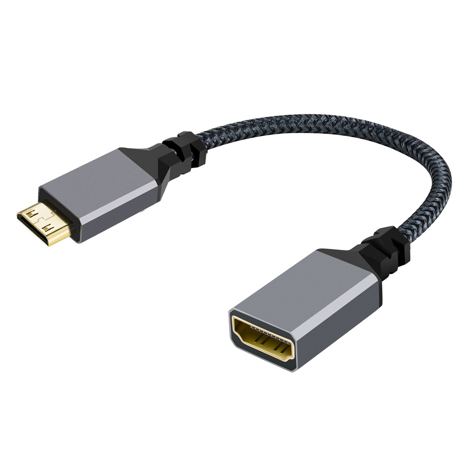 CY 4K Type-C MINI HDMI 1.4 Male to HDMI Female Extension Cable for DV MP4