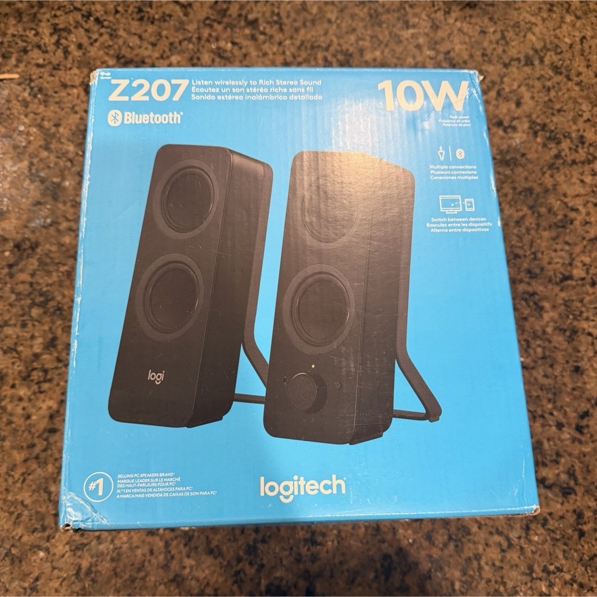 Logitech Z207 Bluetooth 2.0 Channel Computer Speakers 10W RMS Black