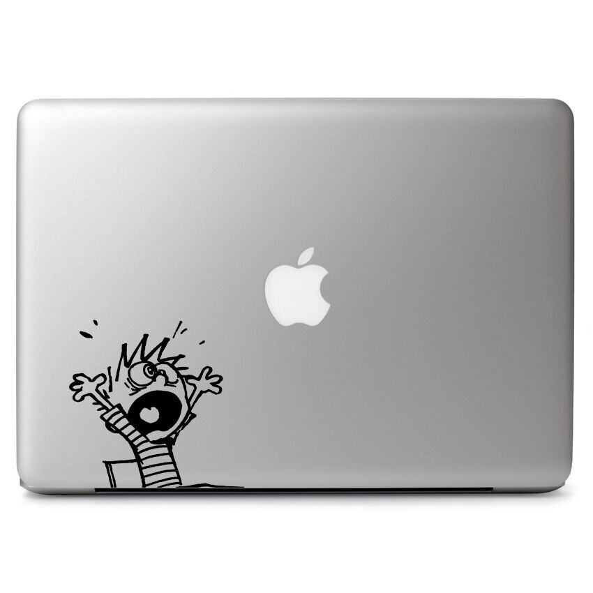 Calvin & Hobbes In Class Decal Sticker for Macbook Laptop Car Wall Window Door