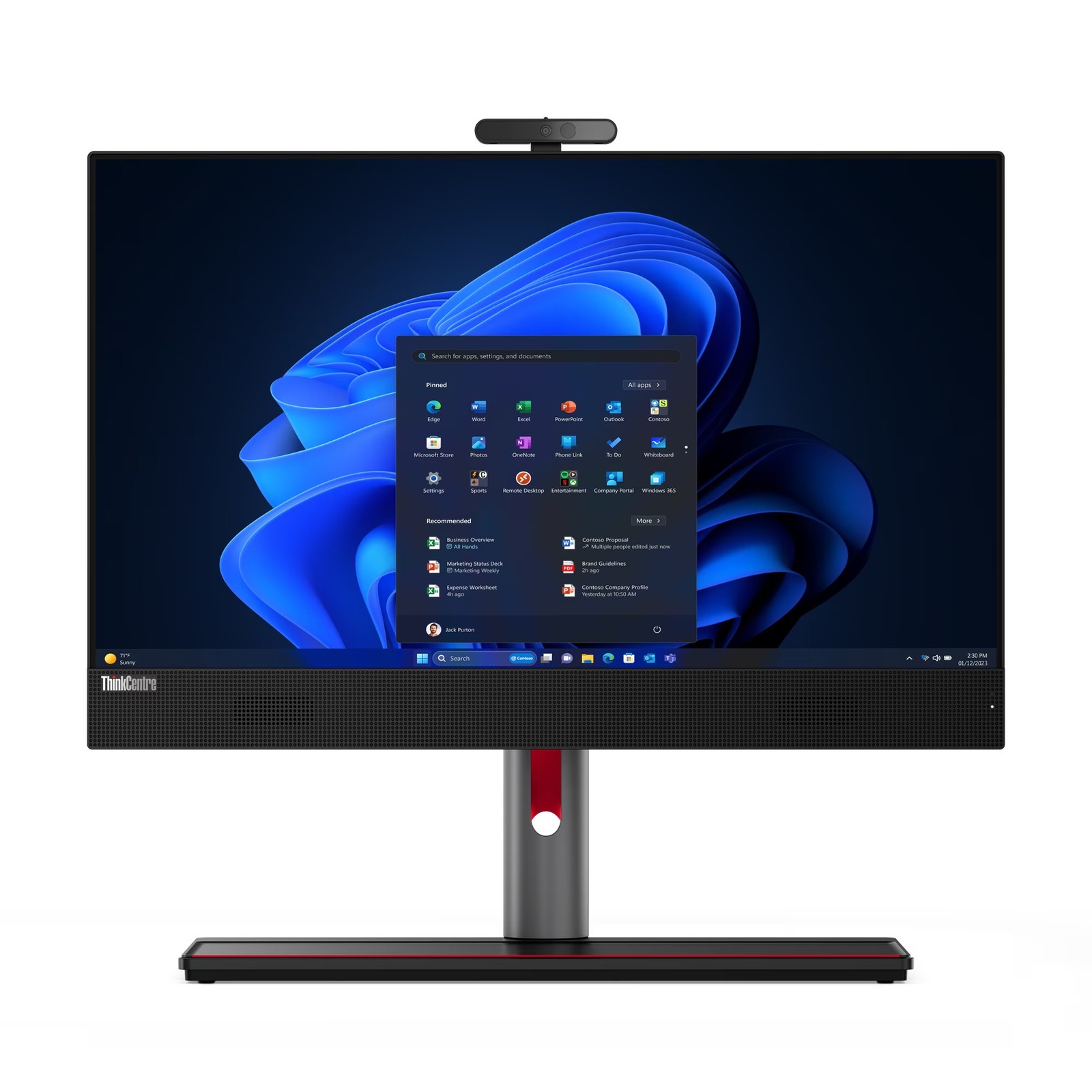 Lenovo Thinkcentre M90A G5 AIO Touch AIO Intel i5-14500 16GB 256GB SSD W11P