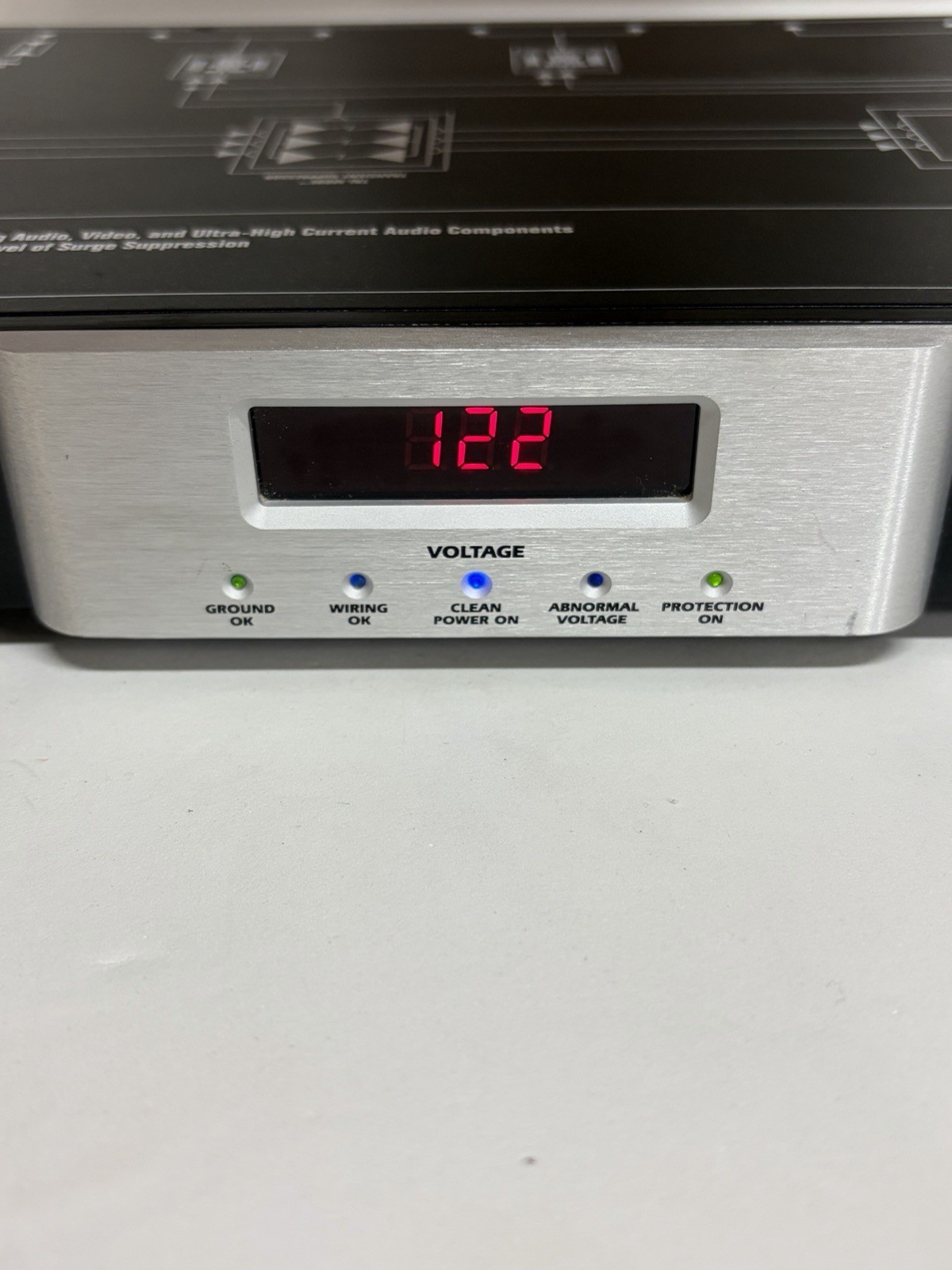 Monster Power HTS 1600 Home Theater PowerCenter Surge Protector Tested Working