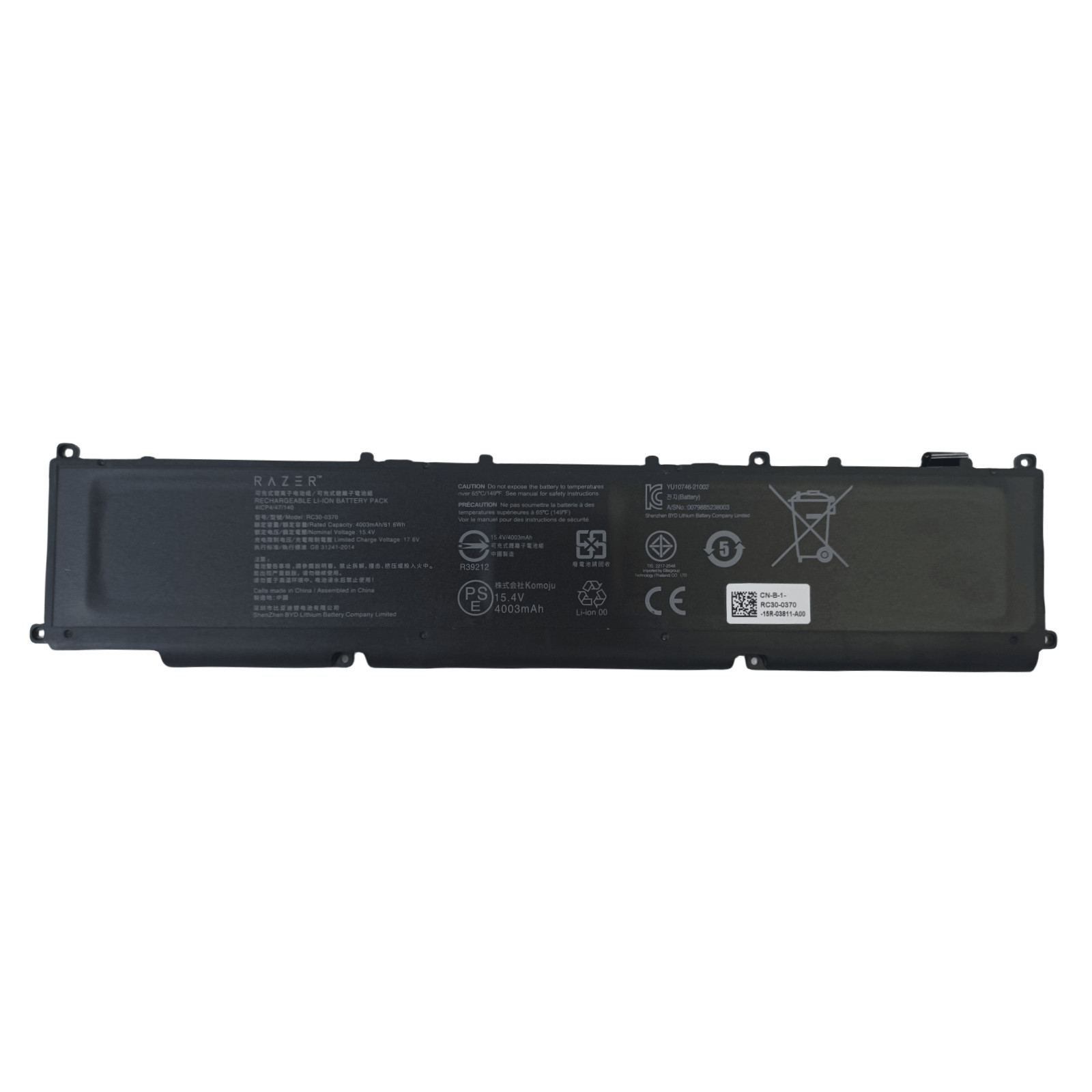 Genuine RC30-0370 RZ09-0368 61.6Wh Battery For Razer Blade Ryzen 14" 2021 2022