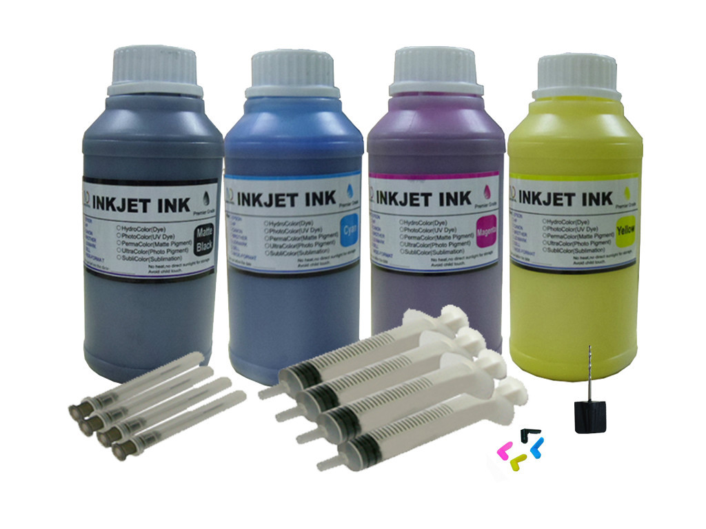 4X250ml ND® Pigment Refills for HP 962 OfficeJet Pro 9010 9015 9016 9018 9020 