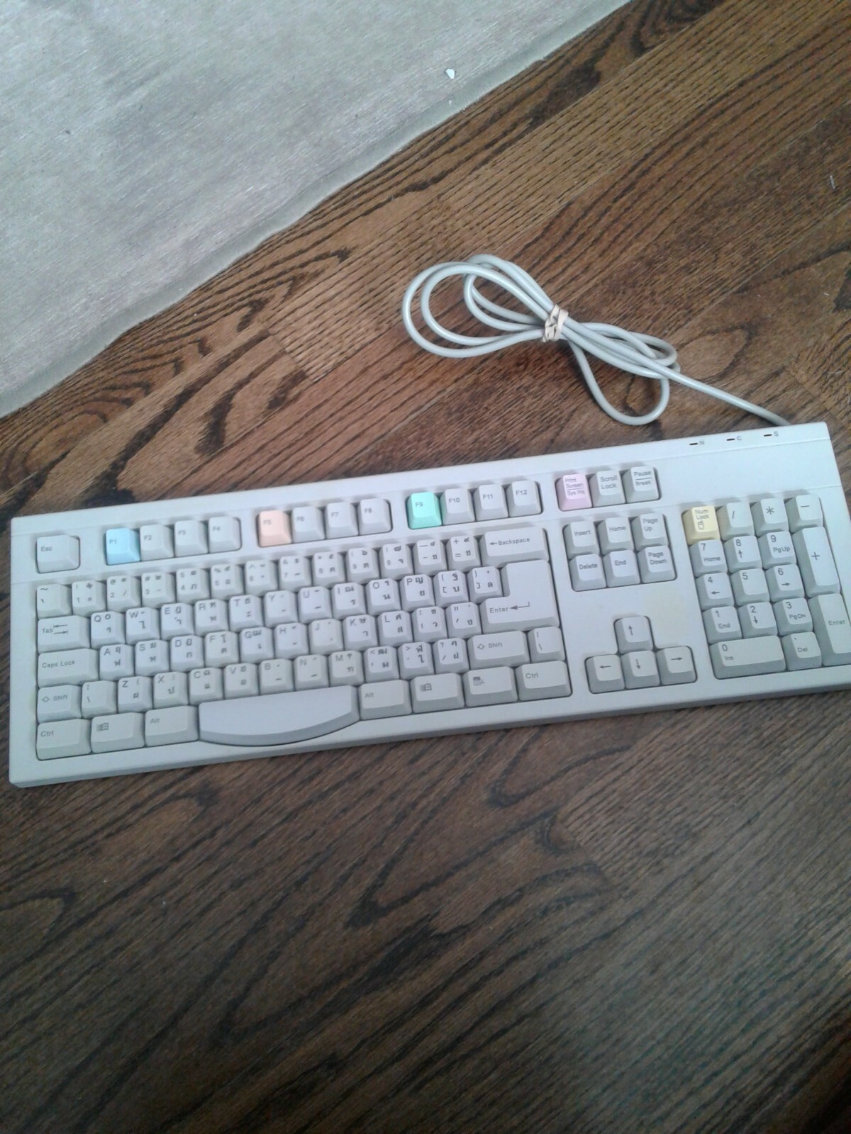 Vintage Softcap9809x147322 soft key keyboard F-21j(x)