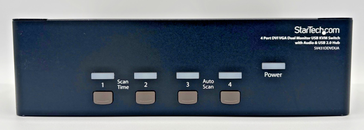StarTech.com  StarView (SV431DDVDUA) 4-Ports External KVM Switch