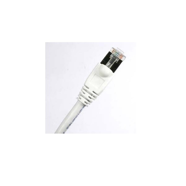 35Ft CAT6A Shielded (SSTP) Ethernet Network Booted Cable White