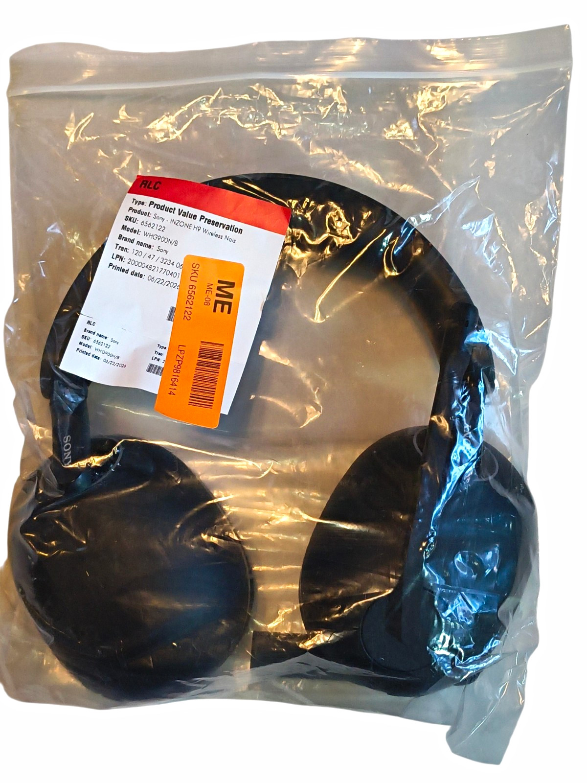 Sony INZONE H9 WHG900N/B Wireless Bluetooth USB Headset Boom Mic Dual Black