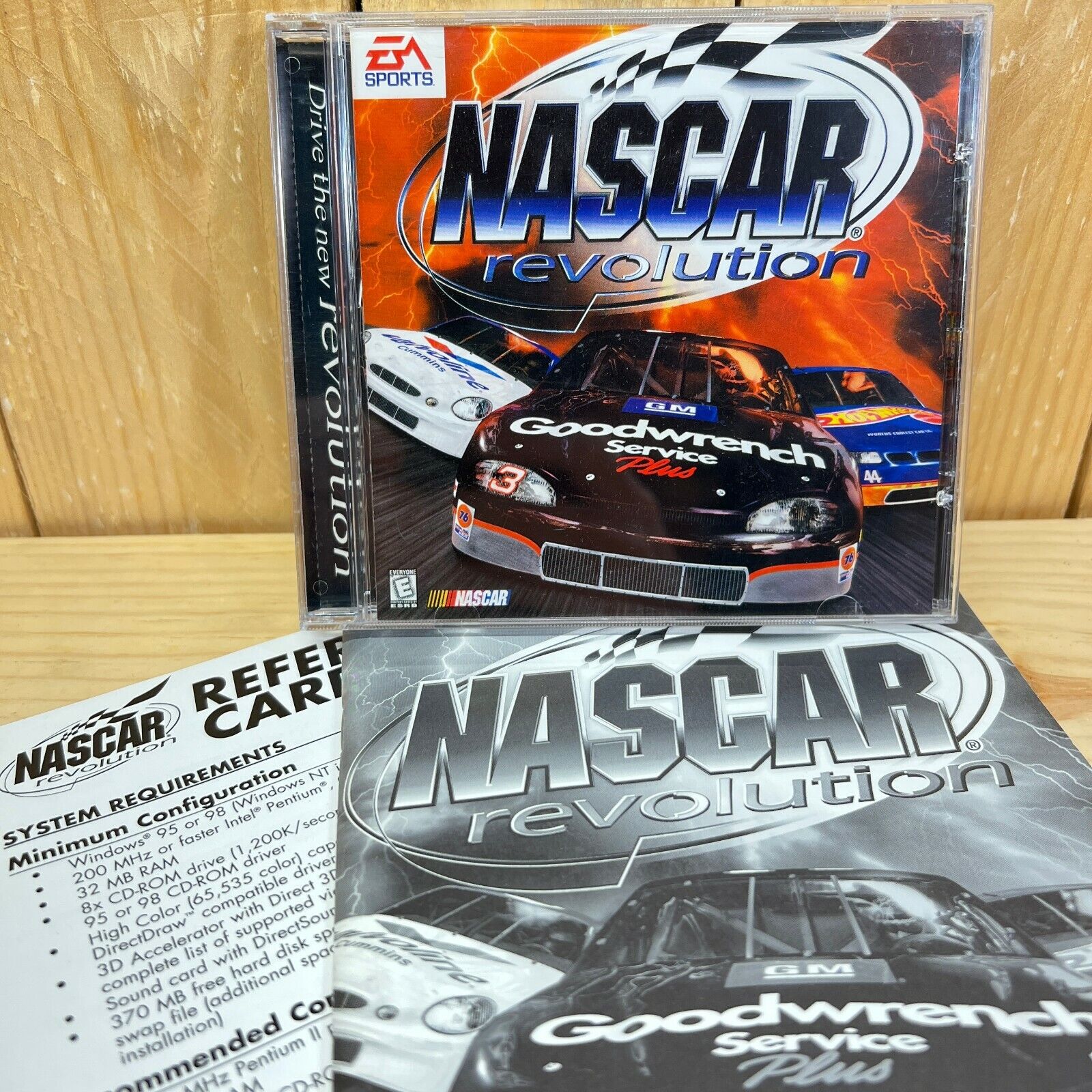 Vintage PC Game NASCAR Racing EA Sports CD-ROM 1999 w/ manual and reference card