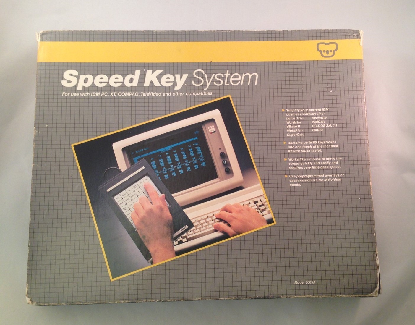VTG Koala KT2010 Speed Key System 3005A for IBM PC COMPAQ TeleVideo &compatibles