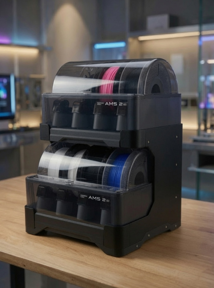 Bambu Labs Custom AMS 2 Pro Stack/ AMS 2 Pro Stand- OEM Designs