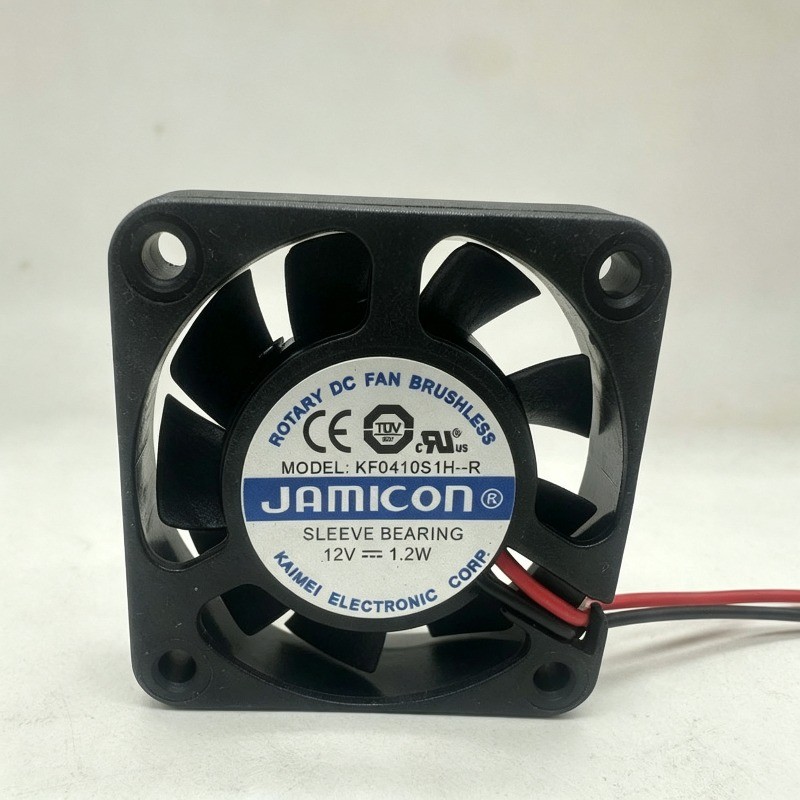 1PCS JAMICON KF0410S1H-R 4010 DC12V 1.2W 4cm Case Cooling Fan