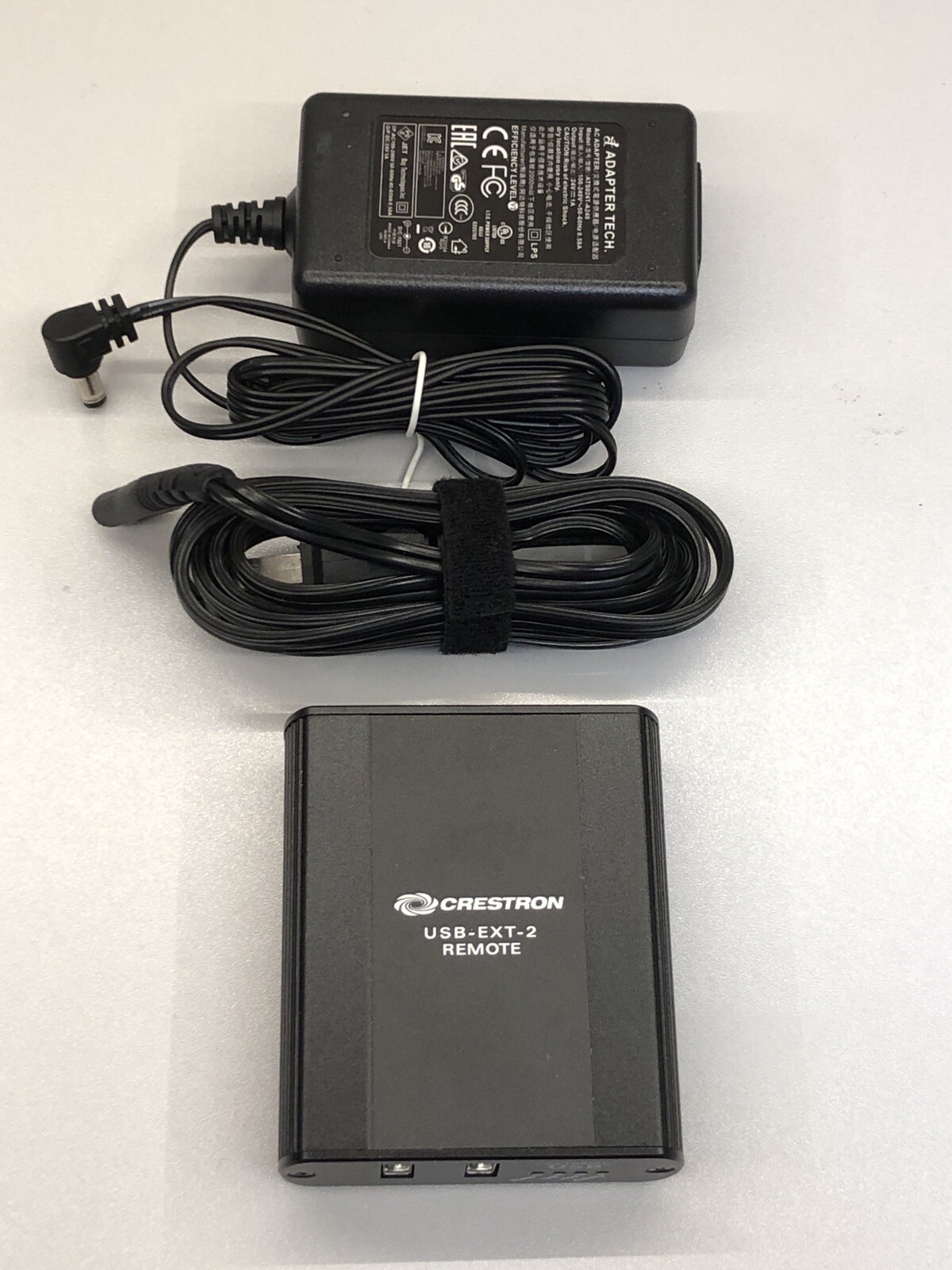 Crestron USB-EXT-2 REMOTE Category Cable Extender W/ AC Adapter P/N: 6508348