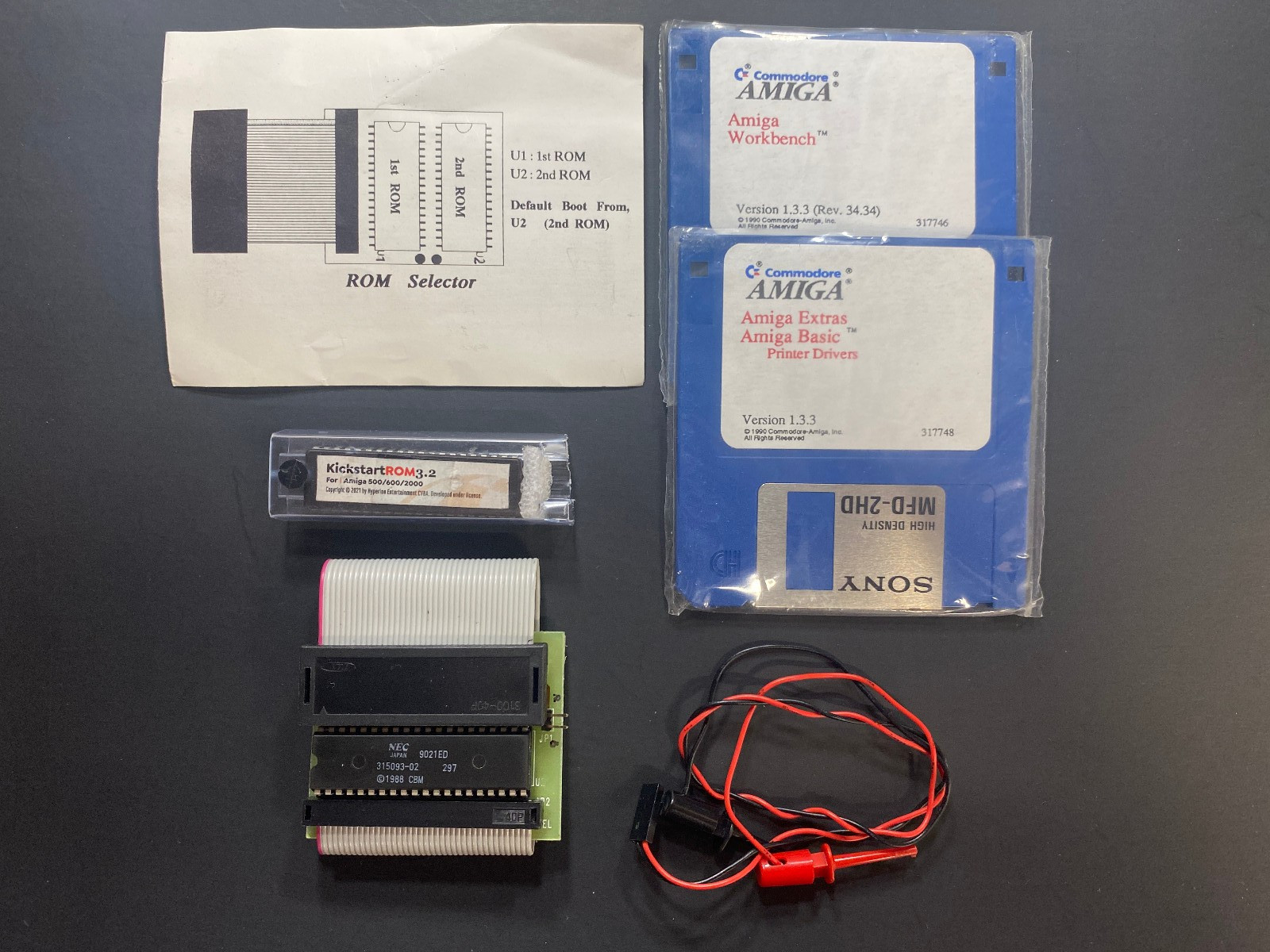 ✫ Commodore DKB MultiStart II Auto Kickswitch ROM Expansion Amiga 500 2000 Disks