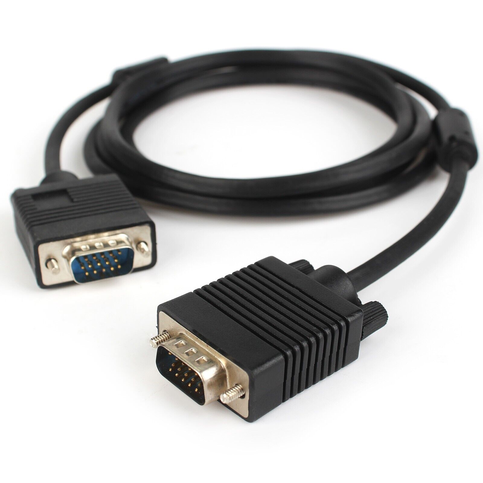 HeavyDuty VGA Cable 10ft Male to Male SVGA Monitor Cord for Computer 1080p Video