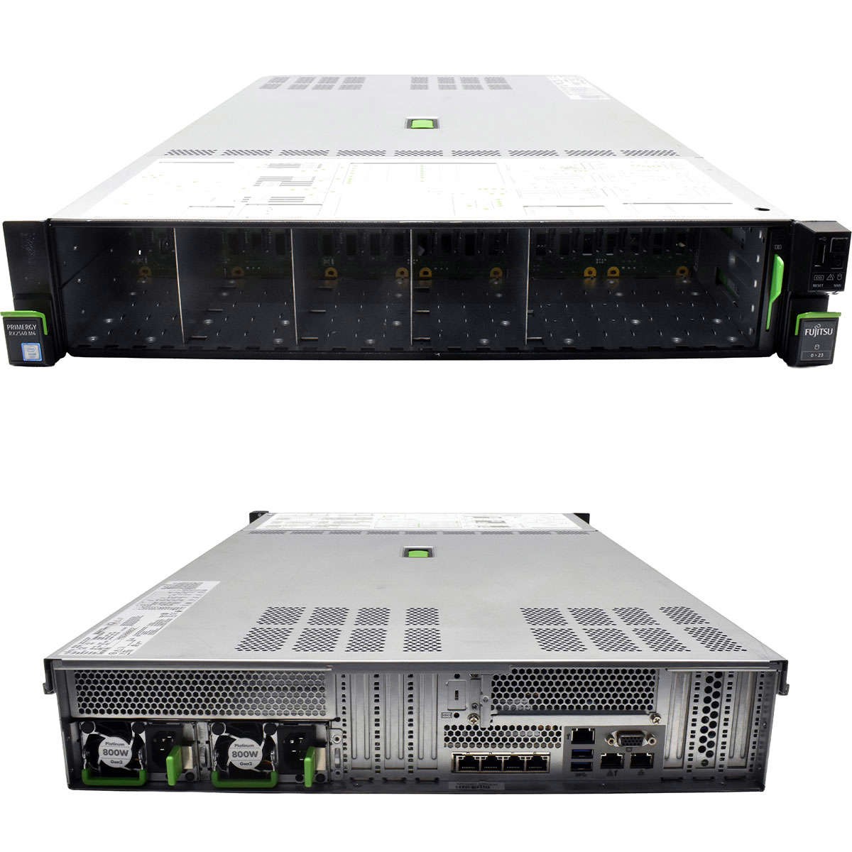 Fujitsu Primergy RX2540 M4 Server No CPU 0GB PC4 RAM 2xCooler 24x2.5" SFF EP540i