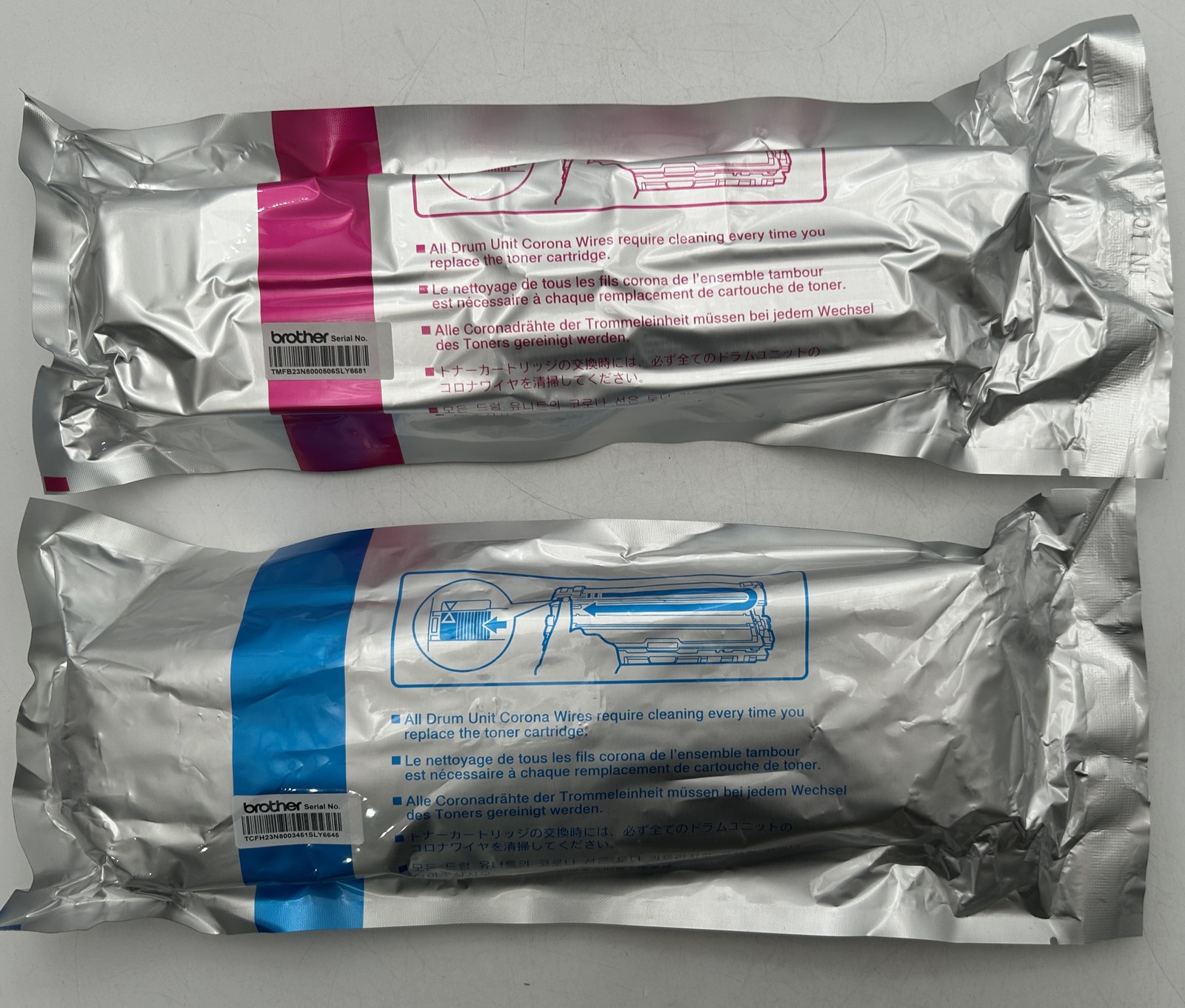 Brother TN-221 2PK Color Toner Cyan/Magenta - NO YELLOW