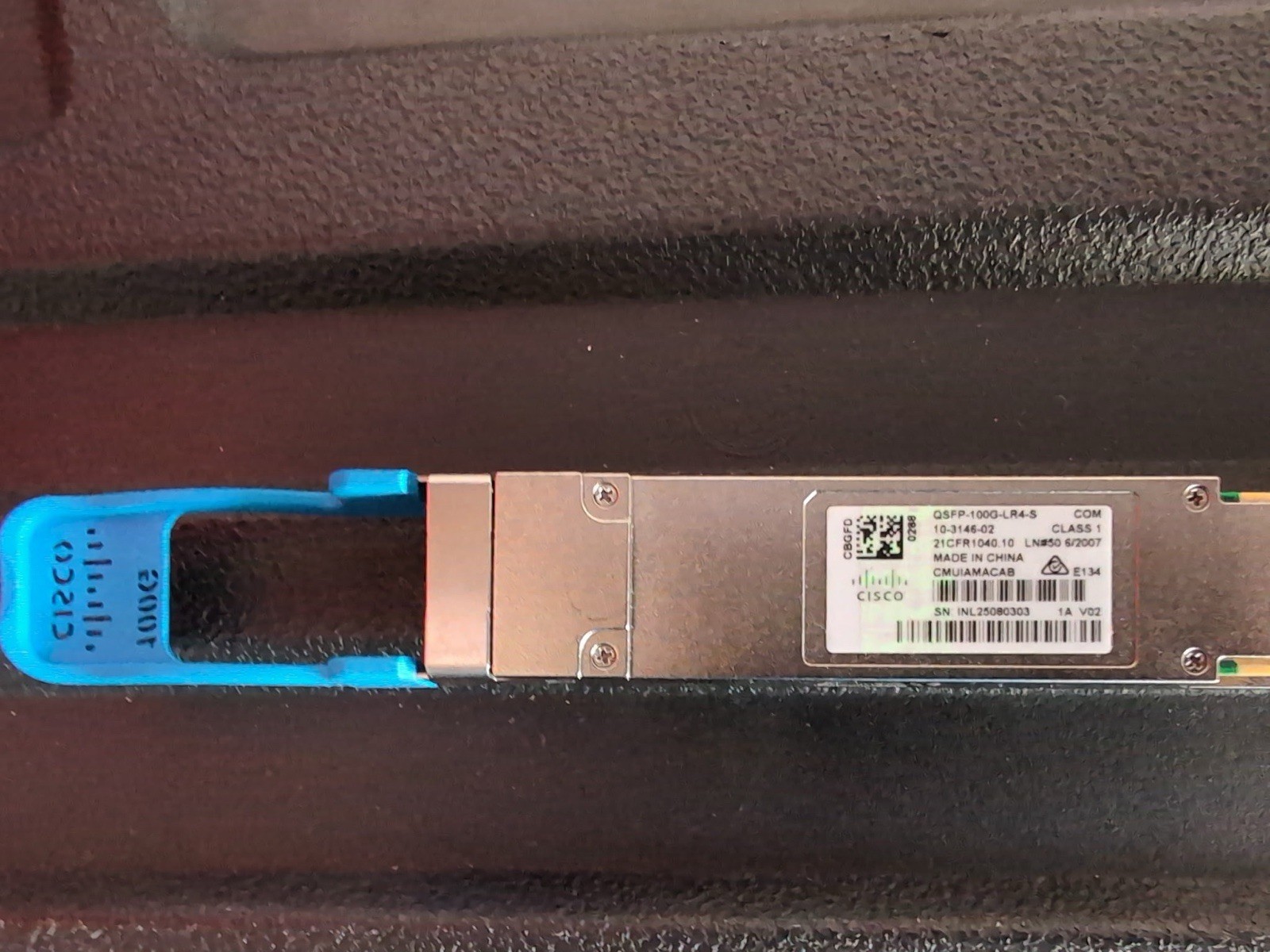 Genuine Cisco QSFP-100G-LR4-S 100GBASE-LR4 QSFP28 Transceiver Module