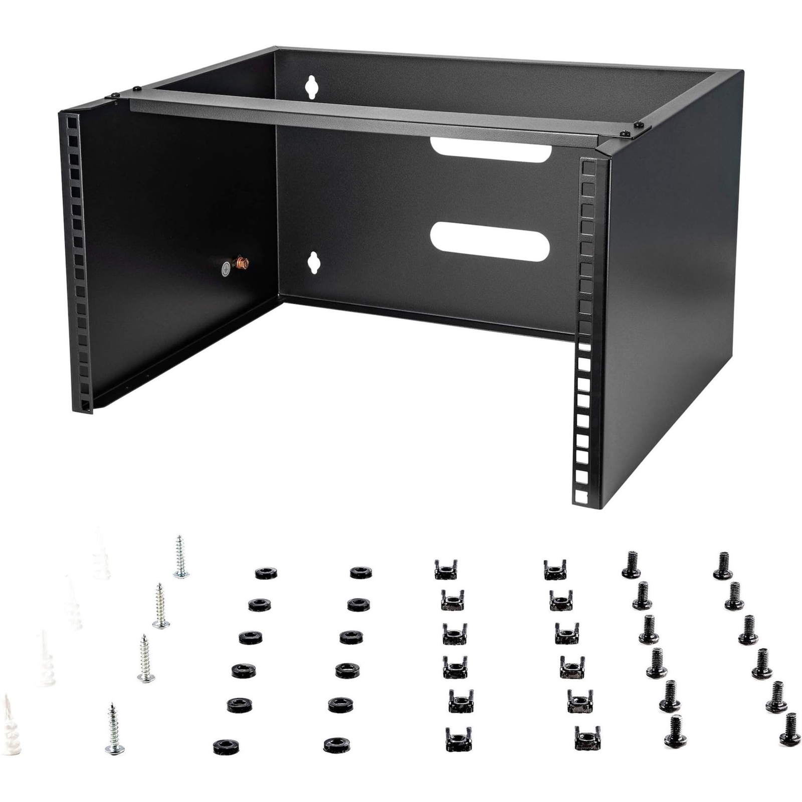 StarTech.com 6U Wall Mount Network Rack - 14 Inch Deep (Low Profile) - 19" Pa...