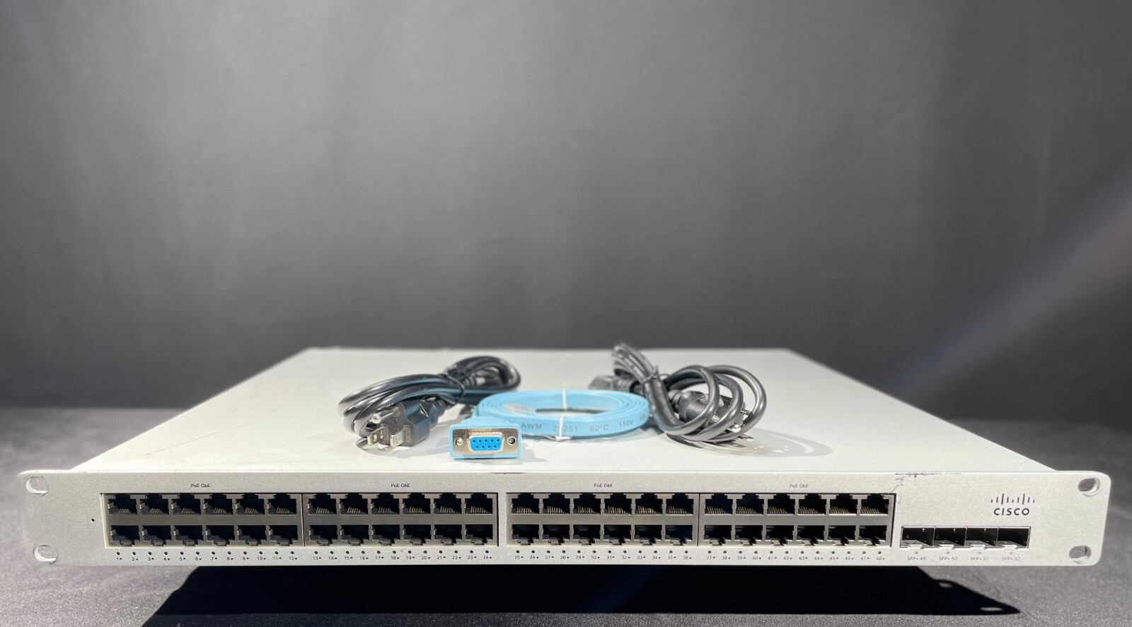 Cisco Meraki MS350-48FP-HW 48 Ports PoE Cloud Managed Switch W/ 2x AC- Uncliamed