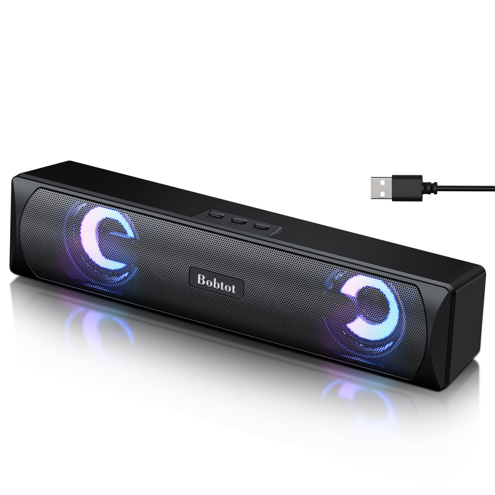 Computer Speaker USB Power Portable Bluetooth Subwoofer Speaker Sound Bar Audio