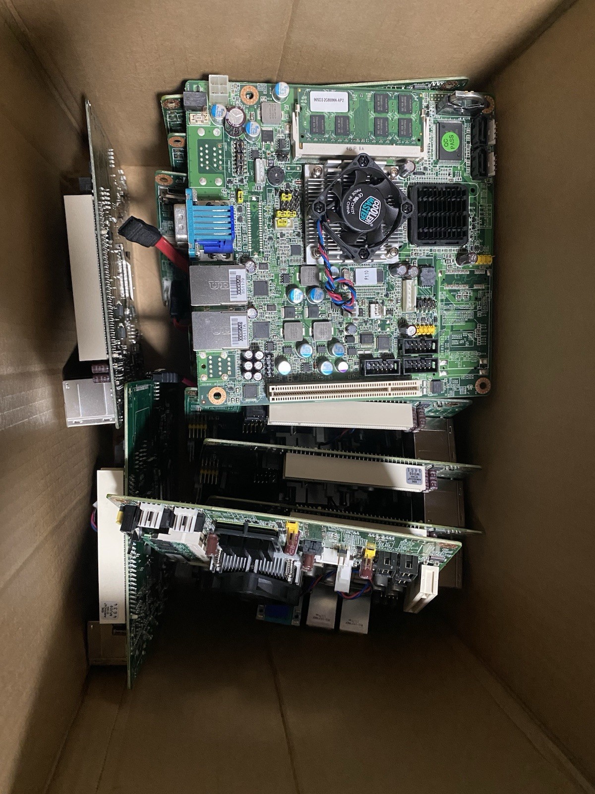 Lot of 19 Advantech AIMB-21219A2021204 motherboards used