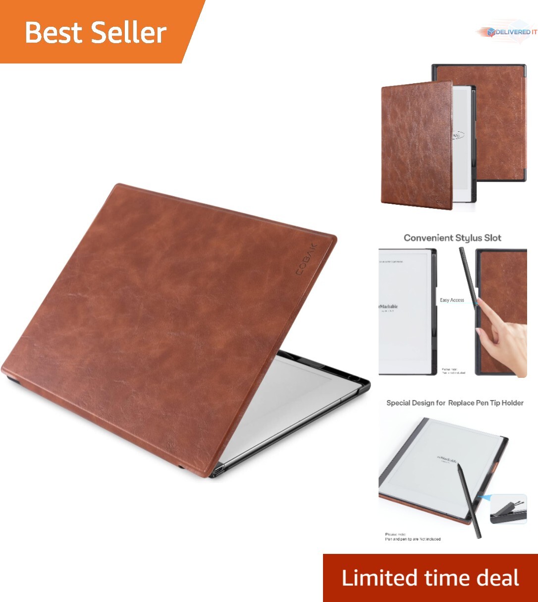 Remarkable 2 Case PU Leather 10.3" Hard Shell Slim Fit Protective Folio Cover