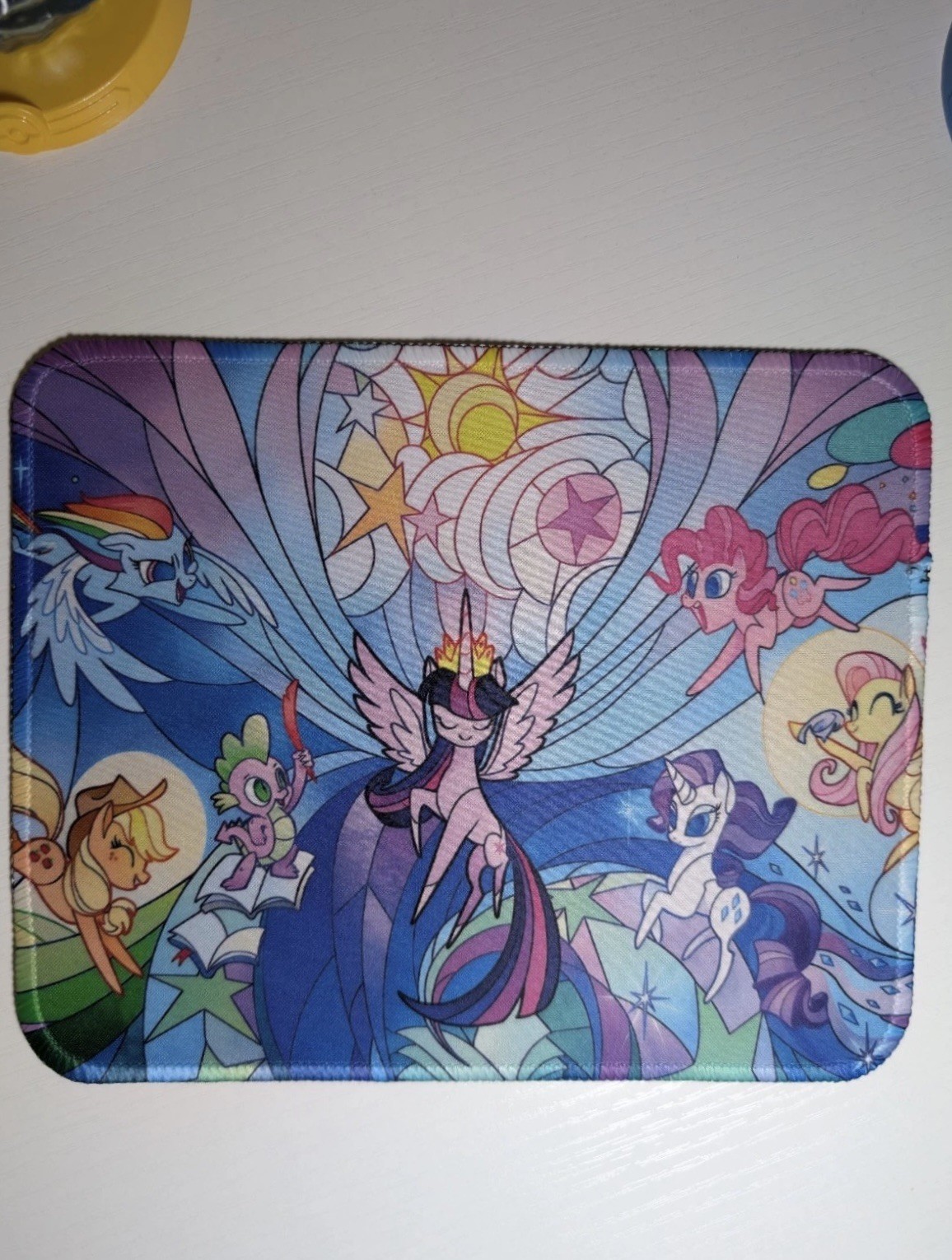 My Little Pony Mane Six Mouse Pad Twilight Sparkle Rainbow Dash MLP- 8 3/4" x 7"