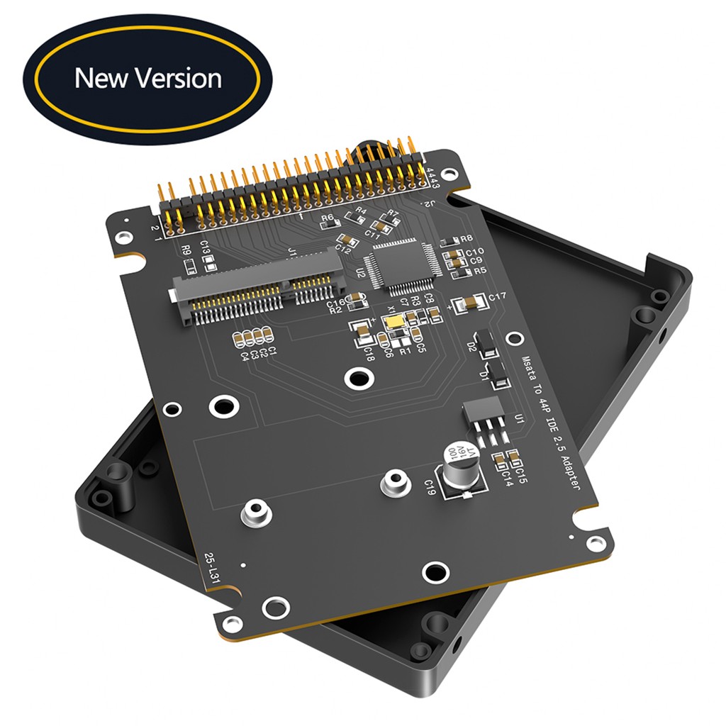 New Version mSATA to 2.5 Inch IDE 44Pin Adapter Card for Old Laptop IDE