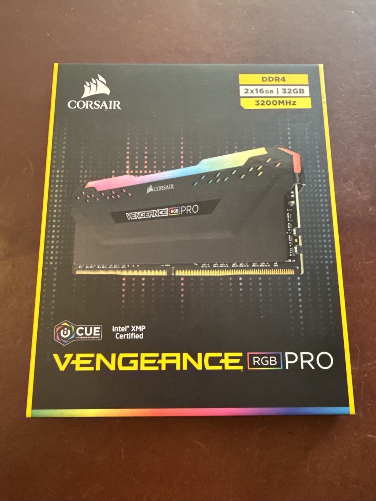 CORSAIR Vengeance RGB Pro 32GB (2 x 16GB) 288-Pin PC RAM DDR4 3200 (PC4 25600)