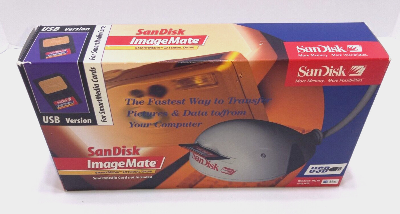 San Disk~ImageMate~USB  Card Reader/Writer~Vintage~2000~IOB