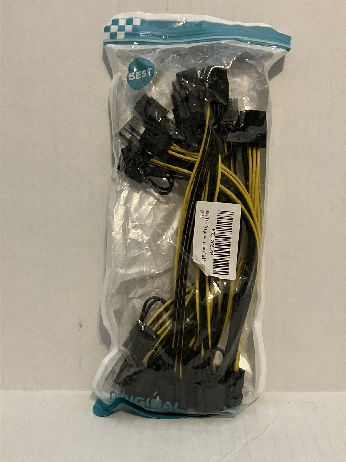 6 Pack Of Best Original Accessories PCIe 6 Pin To Graphics Power Cord B09H2C8JZP