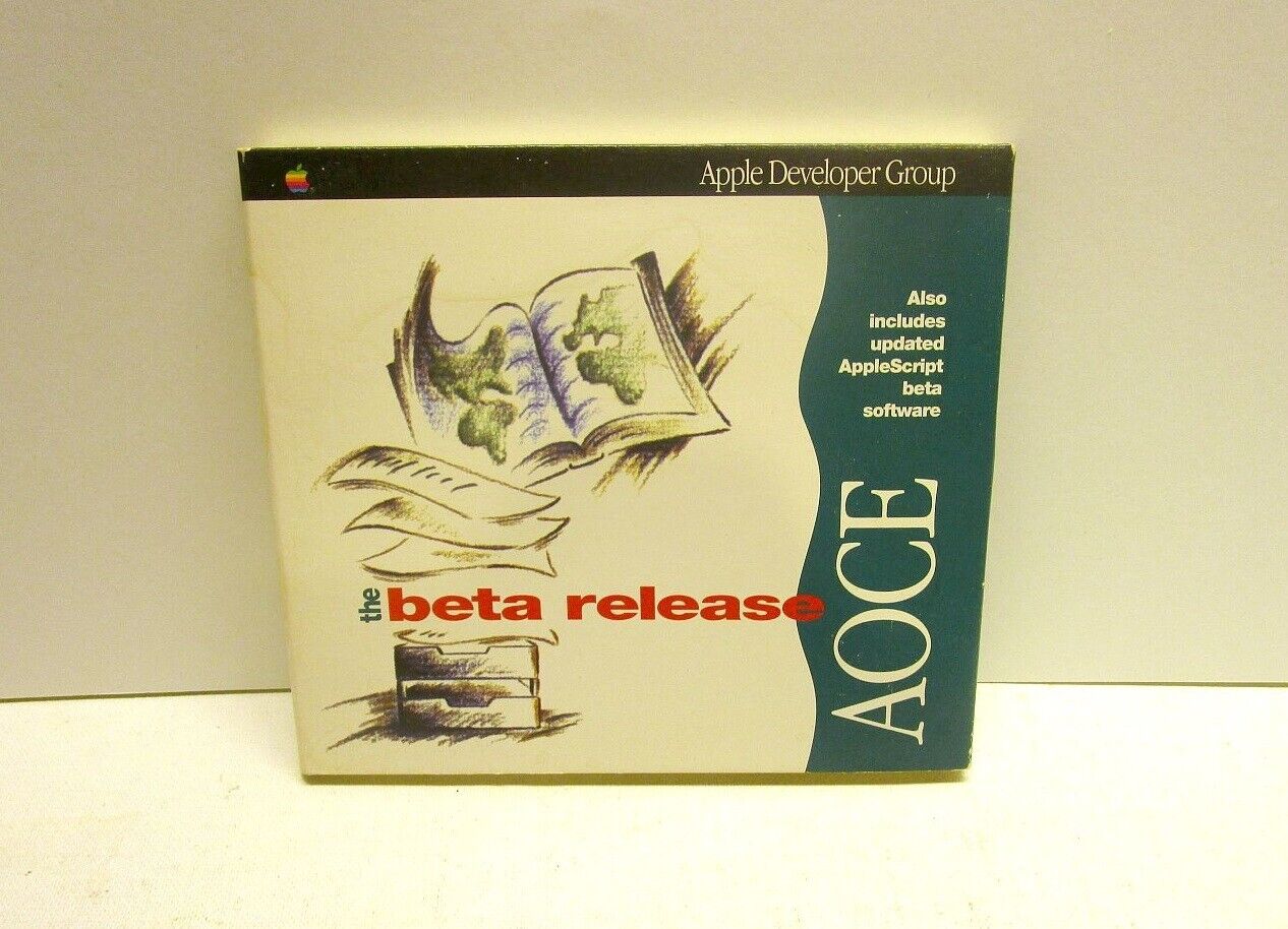 RARE Apple Open Collaboration Environment (AOCE) BETA CD by Apple Computer