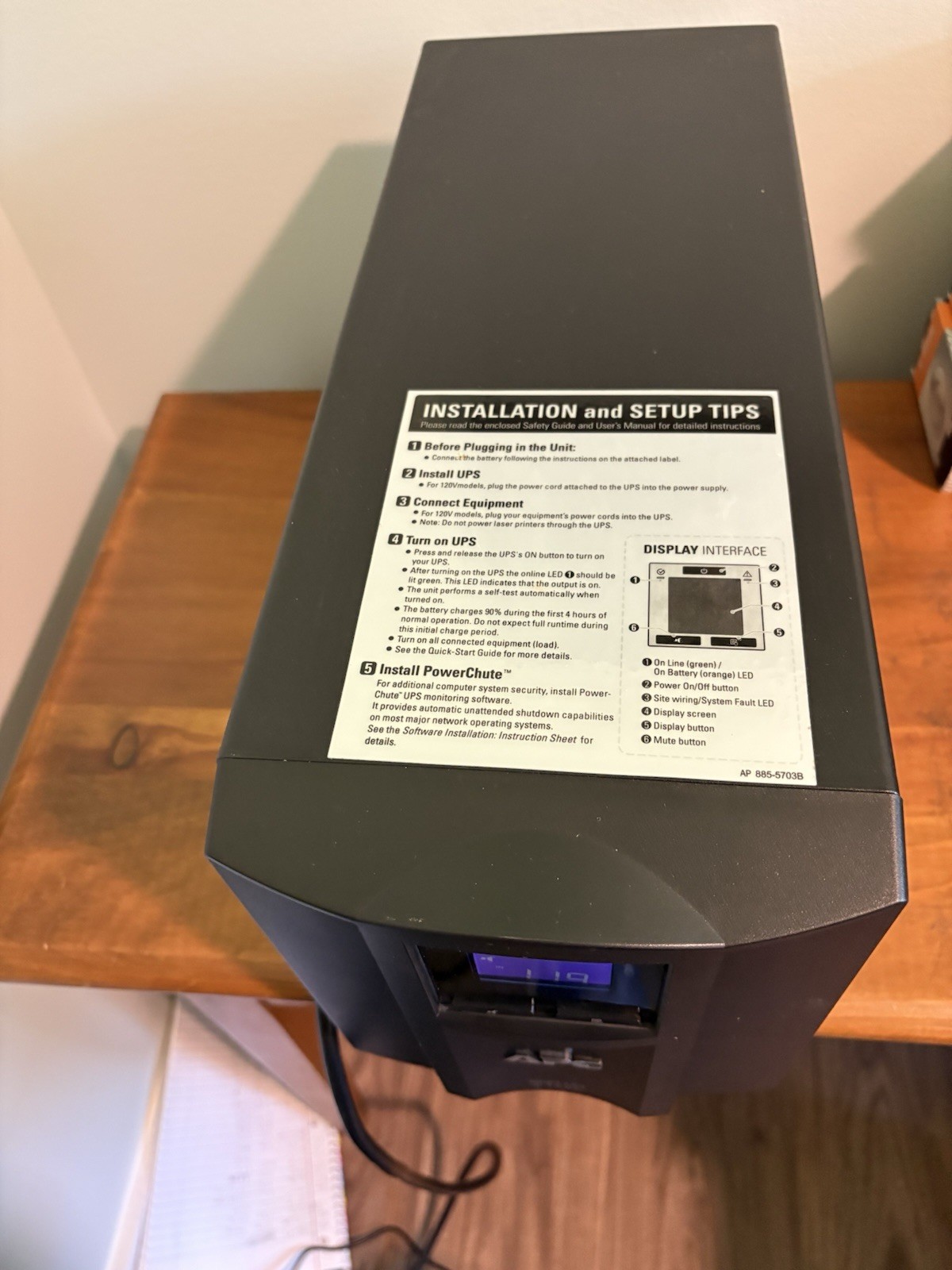 APC Smart-UPS C1000 SMC1000 1000VA Battery Backups UPS Tested No Batteries