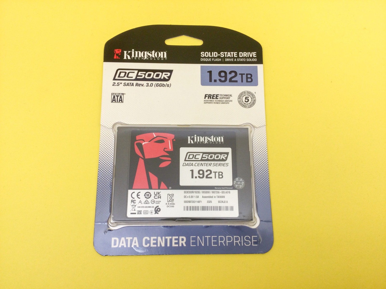 Kingston DC500R 1.92TB SATA 6Gb/s 2.5in Internal SSD SEDC500R/1920G New