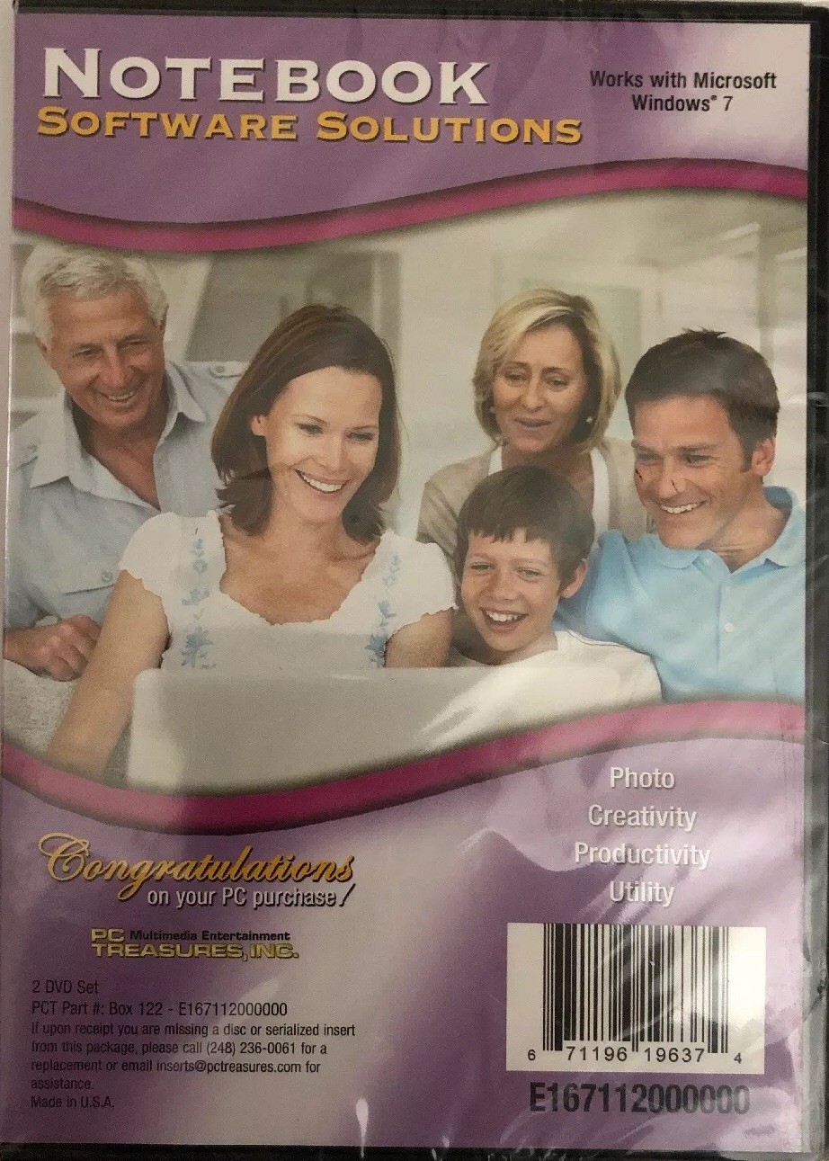 Notebook Software Solutions PC 2pc DVD-RARE VINTAGE COLLECTIBLE-SHIPS N 24 HOURS