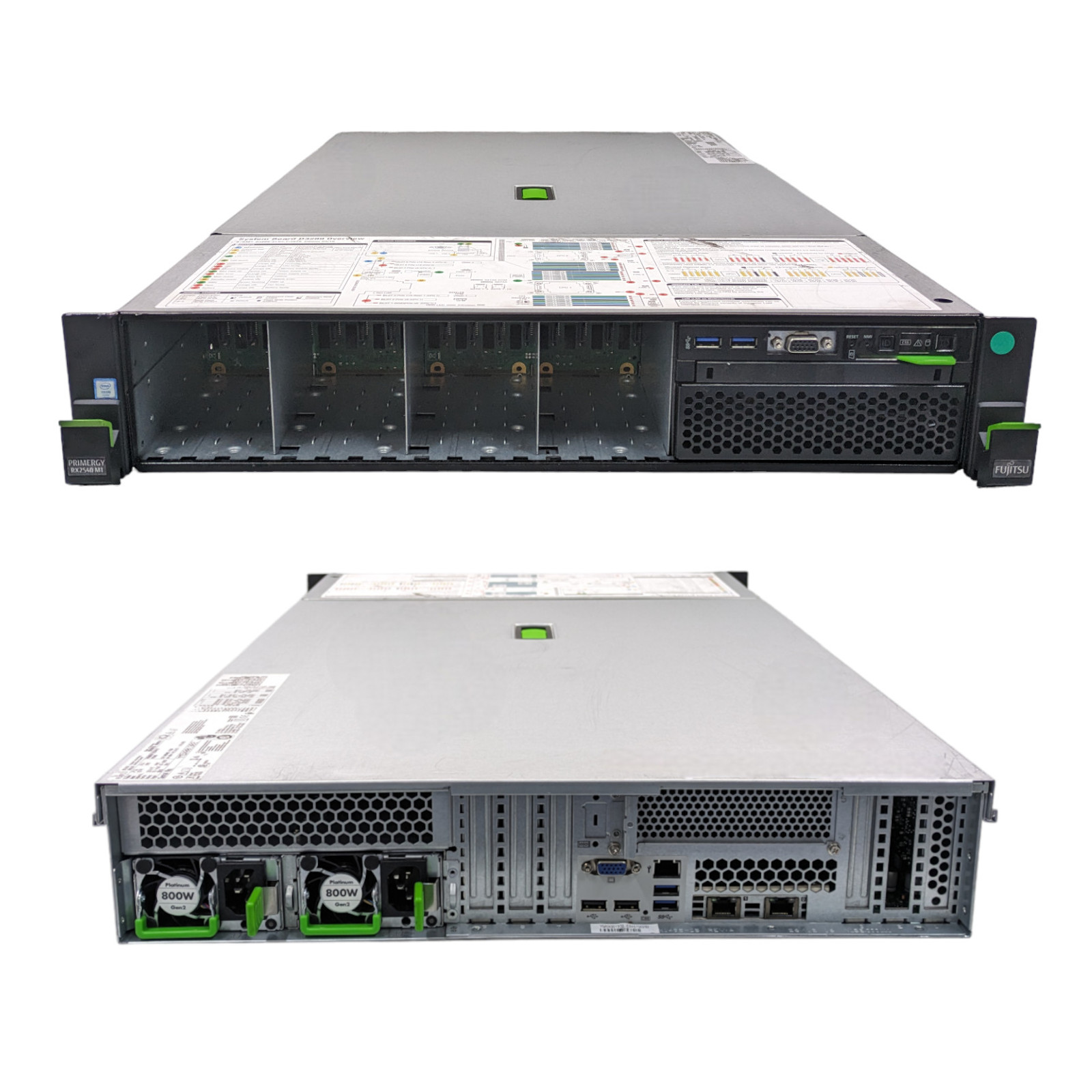 Fujitsu RX2540 M1 2X E5-2640 V3 32GB DDR4 EP420i 16X SFF 2U Rack Server