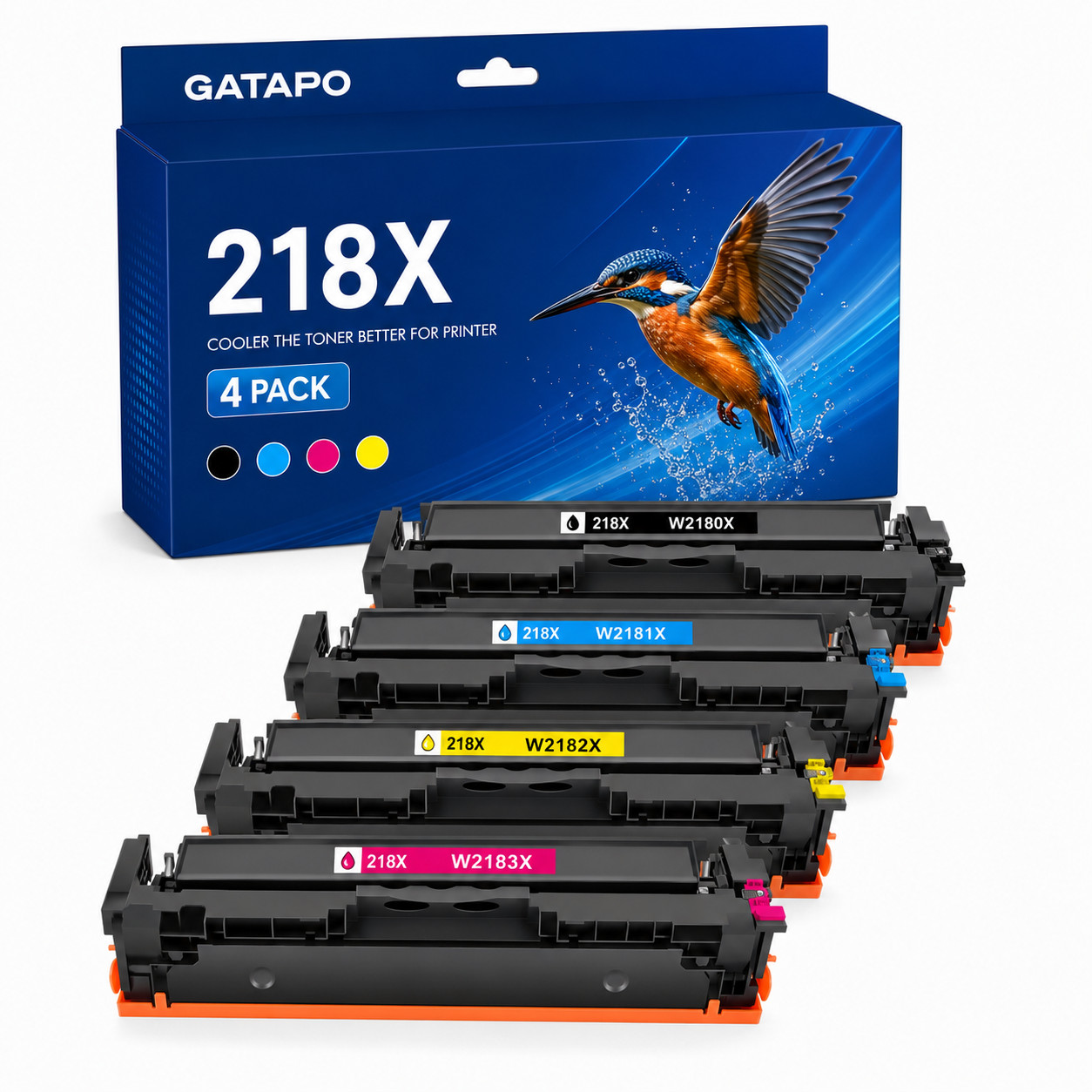 218X-W2180X-4PK for  Color LaserJet Pro MFP 3301 3301fdw 3301cdw 3201dw 3301sdw