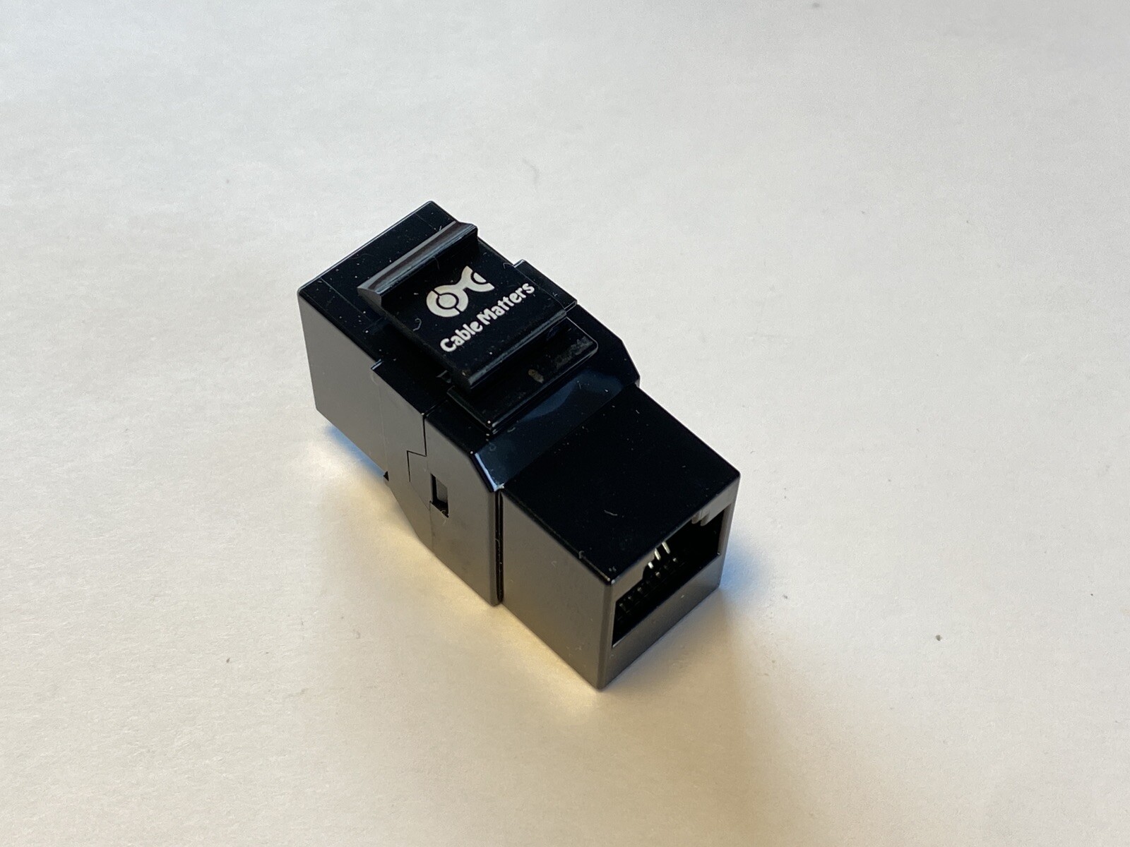 Cable Matters [UL Listed] Single 10Gbps Cat6 Keystone RJ45 Inline Coupler F/F