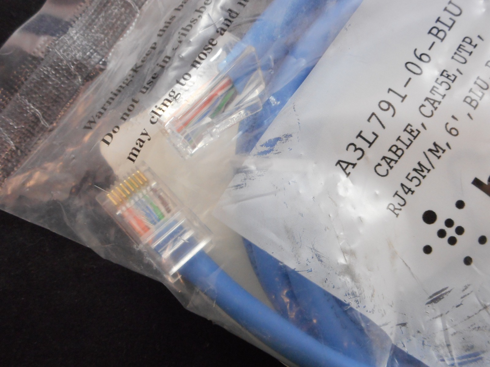NEW BELKIN Cat5e Ethernet Patch Cable RJ45 M/M 6ft (1.8m) A3L791-06-BLU