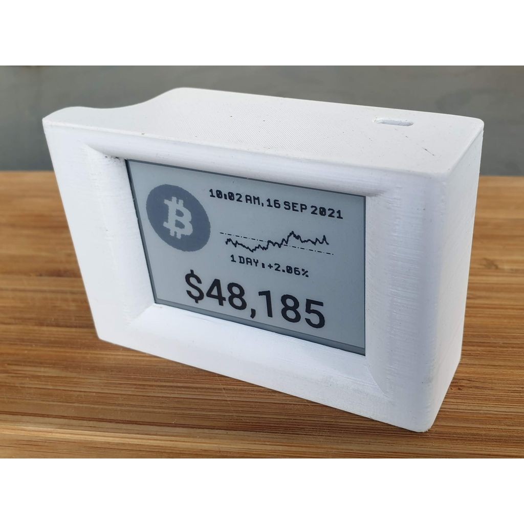 Case of Waveshare 2.7 ePaper display and Raspberry Pi A+ 3d Printed